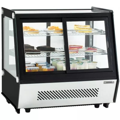 VITRINE RÉFRIGÉRÉE À POSER DOUBLE PORTES 125L